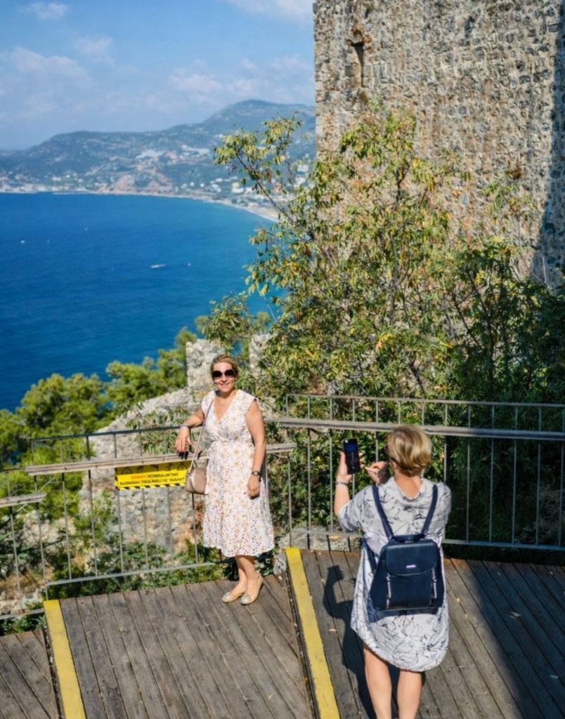 alanya city tour from side castle viewpoint photo spot with coastline panorama