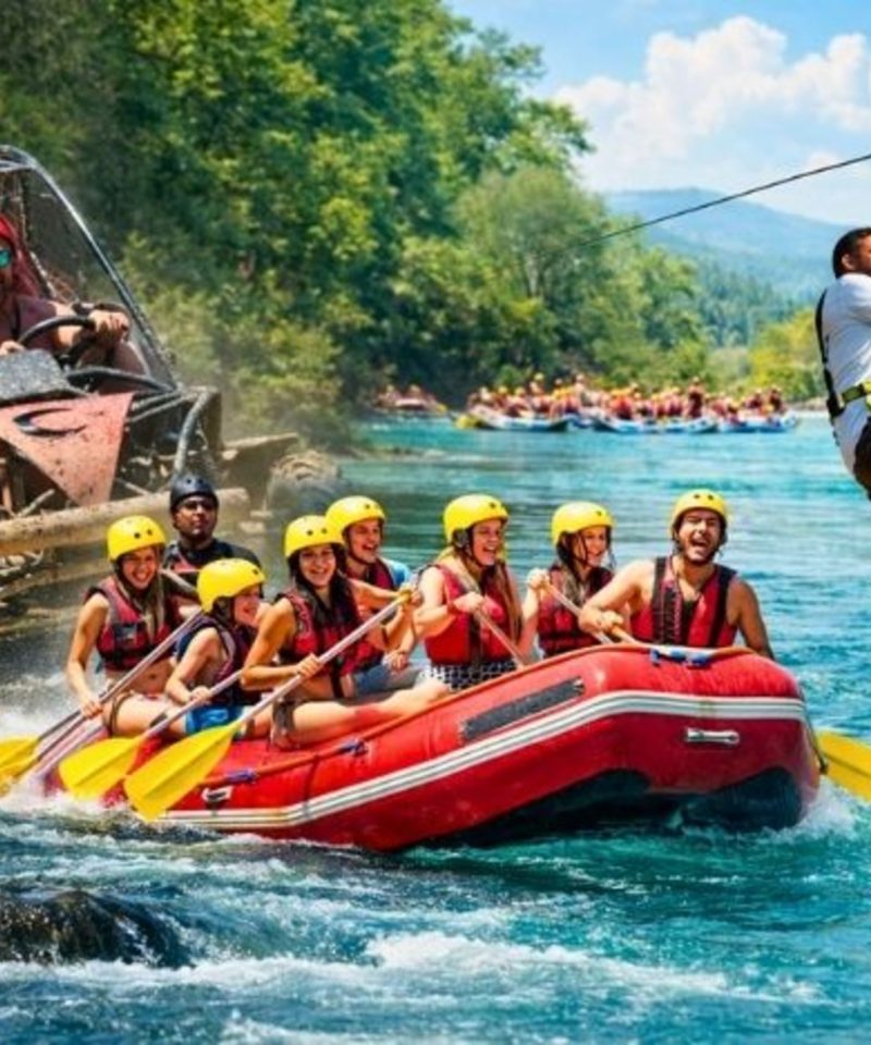 Antalya Buggy Safari-Zipline-Rafting Tour Feature