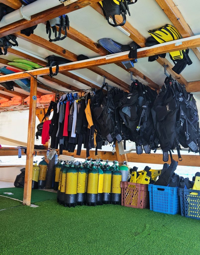 Marmaris Diving Tour diver with full gear underwater