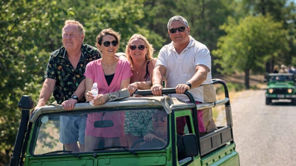 Exciting open-air jeep safari ride through Antalya countryside with mountain views