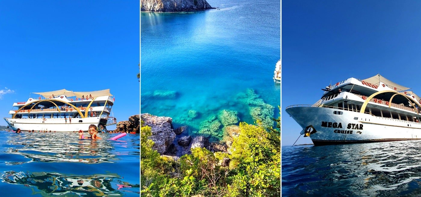 Antalya Boat Trip: Full-Day Tour With 3 Swim Breaks & Lunch