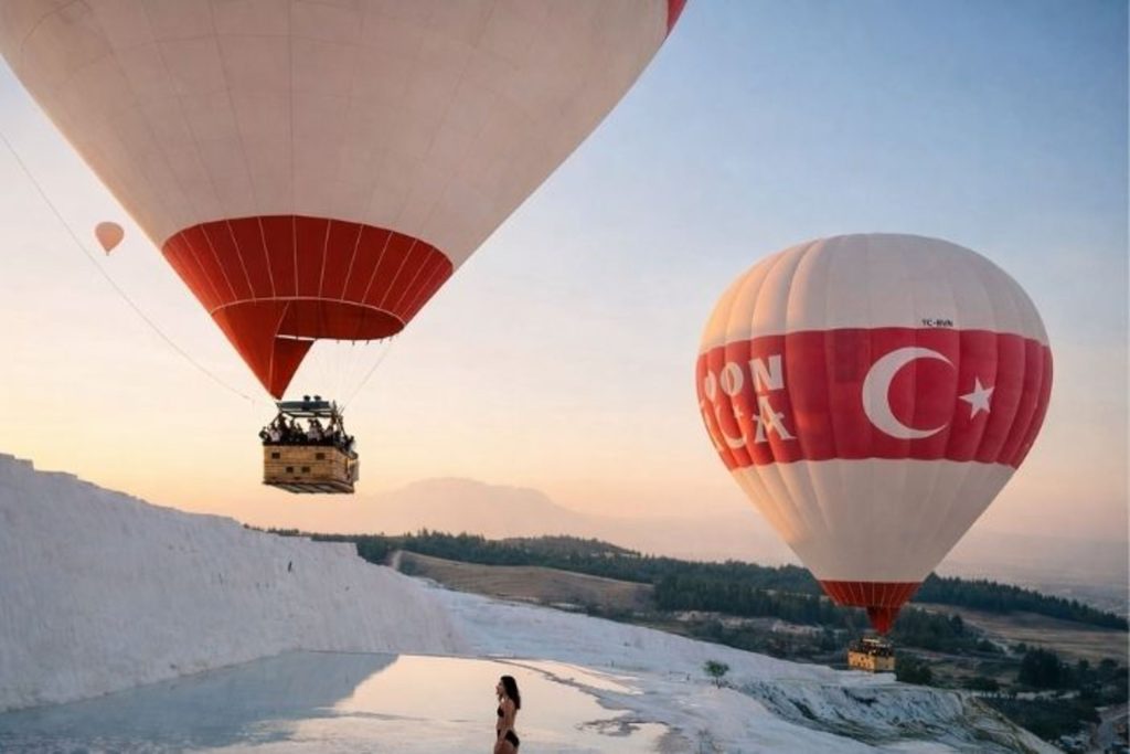Alanya Pamukkale Tour With Hot Air Balloon Ride Feature