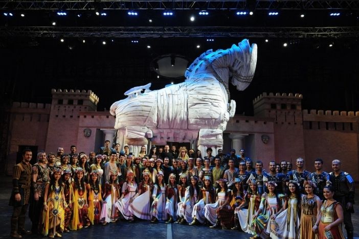 Fire Of Anatolia Show from Side Feature