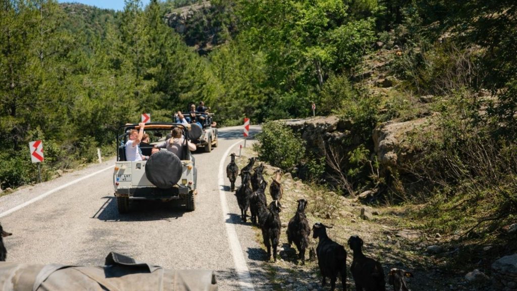 Antalya Jeep Safari Zipline Rafting Tour