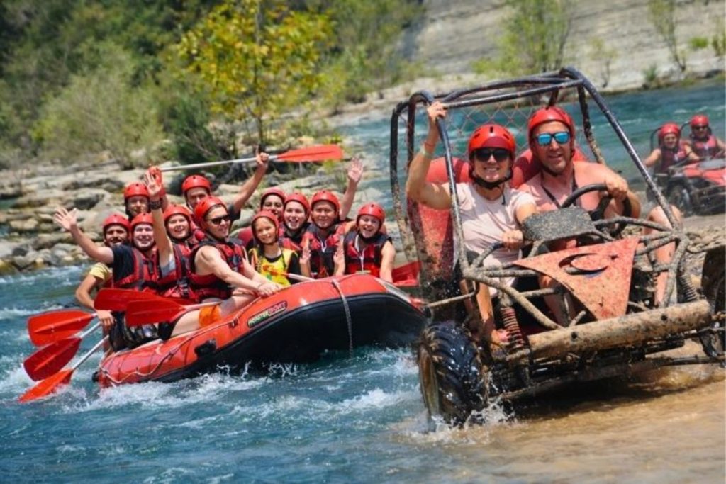 Antalya Rafting and Buggy Safari Tour full day adventure combo with two activities