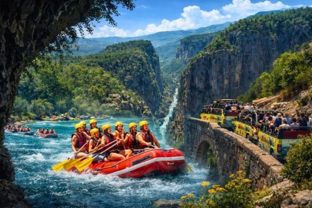 Antalya Tazı Canyon +Jeep Safari +Rafting Tour Feature