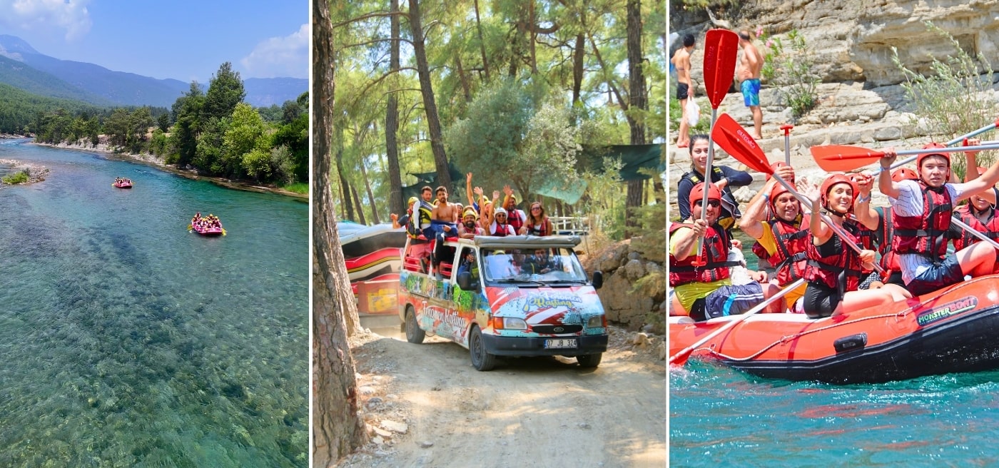 Antalya Jeep Safari & Rafting Tour: Off-Road Drive & River Rafting